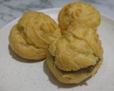 Foto langkah ke 7 dari resep Kue Sus Klasik Vla Coklat.
