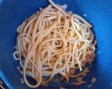 Foto del paso 10 de la receta: Tallarines a la carbonara - Tagliatelle alla carbonara-