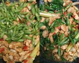 Foto langkah ke 4 dari resep Tumis ayam buncis kemangi.