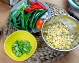 Foto langkah ke 2 dari resep Tumis ikan peda pete jagung.