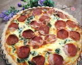 Foto langkah ke 7 dari resep Quiche Lorraine.