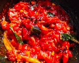 टँगी टोमॅटो चटणी (tomato chutney recipe in marathi) रेसिपी स्टेप 3 फोटो 