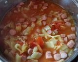 Natúr lecsó (virslivel) recept fázis 11 fotója