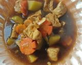 Foto langkah ke 6 dari resep Tahu Kentang Goreng Sayur Kecap.