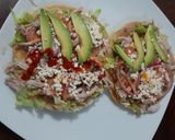 A picture of step 2 of Tostadas de Shredded Pork.