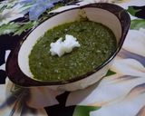 A picture of step 8 of Sarson ka saag.