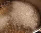 A picture of step 3 of Banana flower vada curry.