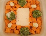 Sütőtökös-fetás-spenótos tészta recept fázis 2 fotója