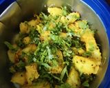 A picture of step 3 of Ranch vegetable idli chili.