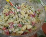 A picture of step 3 of Macaroni Salad😋.