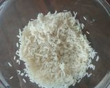 A picture of step 1 of Schezwan Fried Rice.