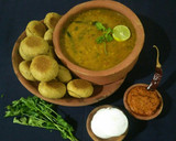 A picture of step 7 of Dal bati.