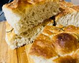 A picture of step 9 of Rosemary Sunflower oil Focaccia.