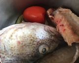 Foto del paso 1 de la receta Gazpacho de bacalao y gamba rallada