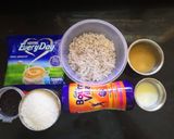 A picture of step 1 of Bournvita Brown Balls.