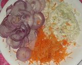 A picture of step 1 of Fish roll.