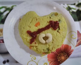 ஹார்ட் வடிவிலான நெய் கிச்சடி (Nei khichadi recipe in tamil) ரெசிபி ஸ்டேப் 5 புகைப்படம்