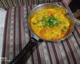 A picture of step 7 of Pakoda kadhi.