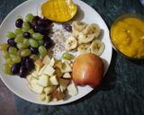 A picture of step 1 of Mango Chilla Sandwich.