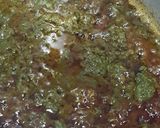 A picture of step 3 of Green coriander & potato curry.