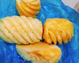 A picture of step 2 of Pineapple Honeycomb Cake (Bánh bò khóm).