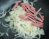 รูปขั้นตอนการทำที่ 2 ของ Fusilli Pasta Ham Au Gratin