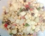 A picture of step 1 of Spicy chana Chaat.