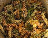 A picture of step 4 of Tri-colour Pasta.