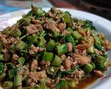 รูปขั้นตอนการทำที่ 9 ของ ผัดกระเพราหมูสับ V3 (สูตรเข้มข้น) สูตรจบ 😁😁😁