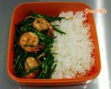 รูปขั้นตอนการทำที่ 5 ของ กุ้งผัดดอกไม้กวาด
