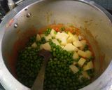 A picture of step 4 of Green Choliya or Aloo ki Sabzi.