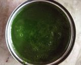 A picture of step 2 of Palak Anda Curry.