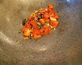 A picture of step 3 of Pyaz saag sabji.