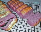 Foto langkah ke 6 dari resep Roti Sobek Ubi Ungu || eggless.