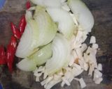 Foto langkah ke 1 dari resep Teri Medan Kacang Panjang Saus Tiram.