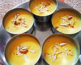 A picture of step 5 of Dryfruits vanilla custard.