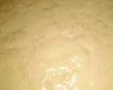 A picture of step 2 of Puff puff with black tea.