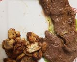 A picture of step 3 of My Garlic Butter Sirloin Steak with mushrooms & thick cut Chips.