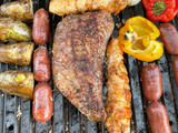 Asado de Picaña - Pollo relleno con jamón y queso