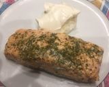 Foto del paso 4 de la receta: Salmón al horno con queso crema light. Súper diet!!día 3