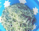 A picture of step 1 of Lauki/ kaddu ke koftey.