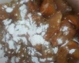 A picture of step 1 of Crispy Dragon chicken.
