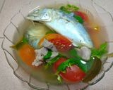 รูปขั้นตอนการทำที่ 4 ของ ต้มแซ่บปลาทูใส่หมู(50kcal)