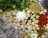 A picture of step 1 of Cheesy chickpeas falafel.