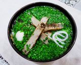 Hình bước làm 3 của món Bánh canh hẹ Phú Yên