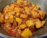 पालक आलू की सब्जी (palak aloo ki sabzi recipe in Hindi) रेसिपी चरण 2 फोटो