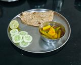 A picture of step 5 of Drumstick Potato Curry Sindhi Style.