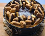 Piskóta talléros túrótorta (kis tortaforma) recept fázis 3 fotója