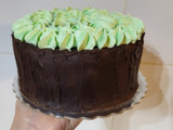 Torta de chocolate y Menta sin gluten