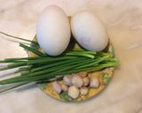 Hình bước làm 1 của món Trứng chiên hến